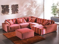 Mino, Repositionable corner sofa, removable covers, for stays