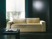 Prometeo, Ultra-modern sofa bed, convertible into bed, removable cover