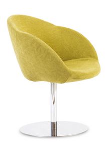 Iva, Modern armchair with metal base