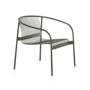 Velit mod. 1820-40, Metal lounge armchair, for indoors and outdoors