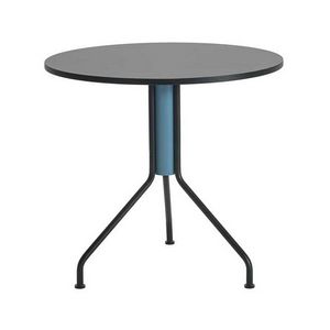 Aida T, Table with round laminate top