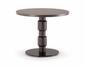 BERLINO TABLE 080 H54 T, Side table with round top