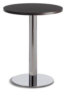 Caff, Bar table, metal base, round top