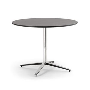 Loto Round Bistrot, Table with round top and metal base
