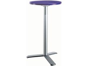 Table  60 h 110 cod. 08/BG3L, Contemporary high side table for Snack bar