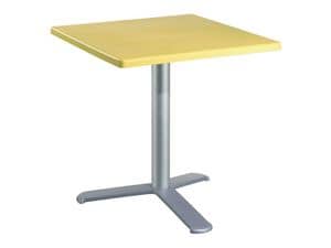 Table 80x80 cod. 23/BG3L, Weather-resistant table for outdoor restaurant
