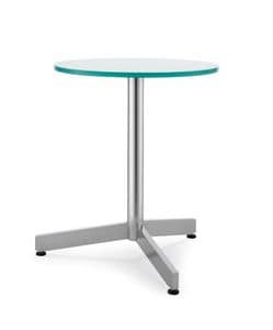 Art.Met/3, Table base, metal structure, for contract use