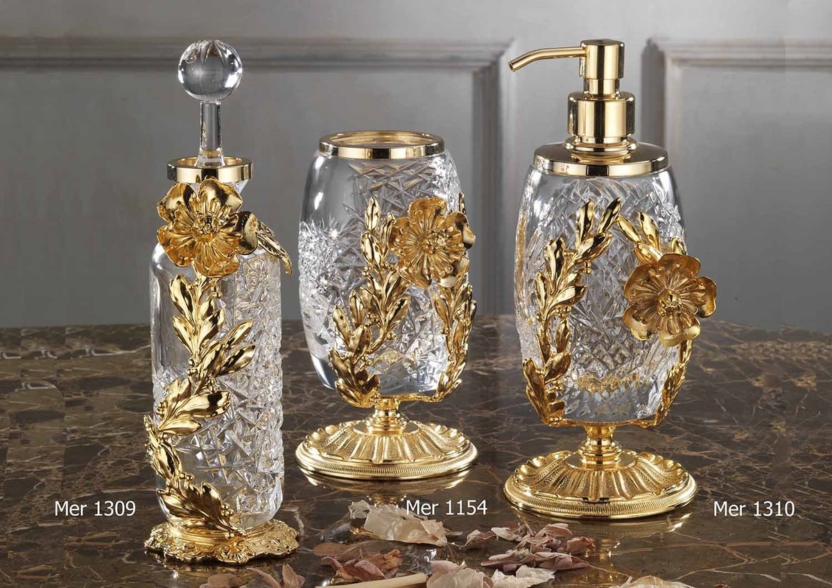 Classic Glass Bathroom Canisters