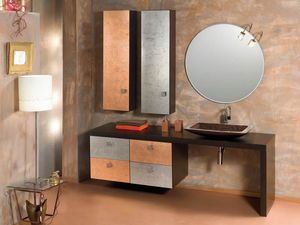 Glamour Rame AM58, Bathroom cabinet with fine finish