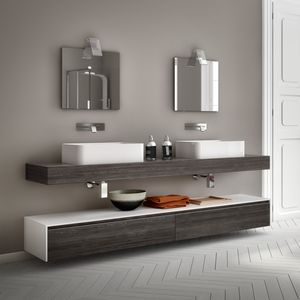 Change comp. 27, Bathroom furniture with double sink, for pizzerias