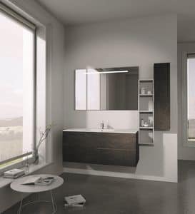 Singoli S 20, Bathroom furniture, with simple lines
