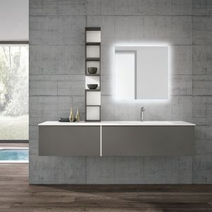 STR8 comp. 19, Bathroom furniture modern, with back-lit mirror