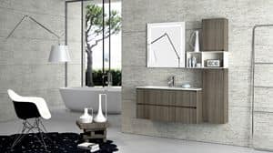 Torana TR 004, Furniture with sink, with tranch finishing, various sizes