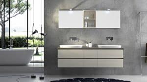 Torana TR 001, Furniture with 2 sinks, with tranch top