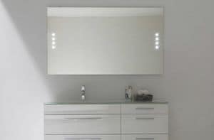 Mirror with led light, Bathroom mirror with led light