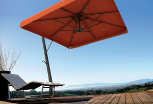 Napoli braccio, Sun umbrella for gardens, with aluminum structure