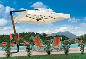 Palladio braccio, Sturdy sun umbrella with wooden structure