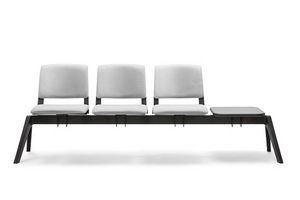 Clio Soft Bench, Waiting bench with comfortable padded seat and backrest