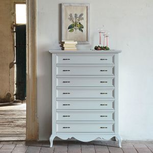 Casa Shabby Chic SHABBY1548, Shabby chic seven drawer chest of drawers