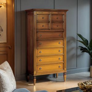 Glamour GLAMO811, Chest of drawers with 9 threaded drawers