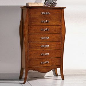 Il Mobile Classico - Infinito LV494-A, Classic shaped chest of drawers with 7 drawers