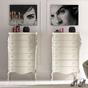 Venere VENERE1036T, Classic chest of drawers with carved details