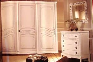 Boheme, Wardrobe with 3 doors for bedrooms, in luxury classic style