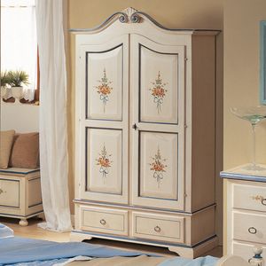 Il Mobile Classico - Infinito LV1321-A, 2-door wardrobe lacquered with hand decorations