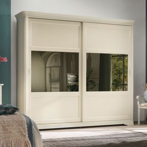 La Maison MAISON6083TS, Wooden wardrobe with two sliding doors with mirrors