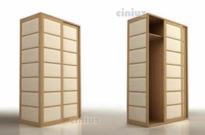 Shoji wardrobe, Japanese style wardrobe