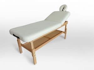 Fixed professional massage lounger - LM190LUX, Professional massage bed for spa