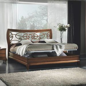 Mir MIRO4111CN180, Double bed with perforated headboard