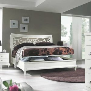 Mir MIRO4121CN160, Bed with perforated and shaped headboard