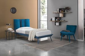 SANTORINI SB464, Padded and removable single bed