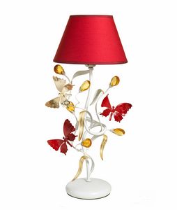 Julia LU/1, Table lamp with decorative butterflies