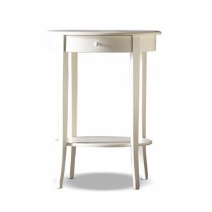 Camelot Art. 441, Bedside table with oval top