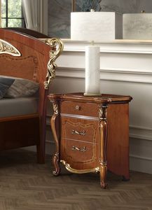 Fenice Art. 4306, Elegant bedside table in classic style