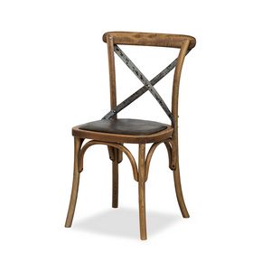 Ciao, Wooden chair with cross backrest