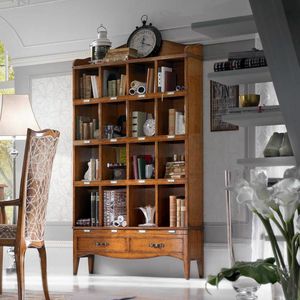 Bookcase ANTEH6113, Directory bookcase with 2 drawers