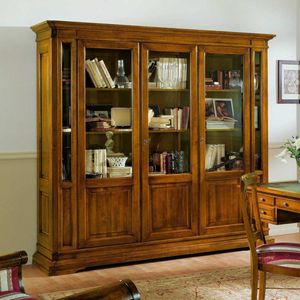 San Marco E-417, 3-door bookcase with ashlars