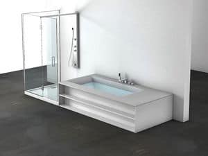 Sensual 250 S, Bath with shower, customizable, for beauty salon