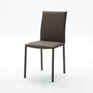 Keira, Chair entirely covered in eco-leather or velvet