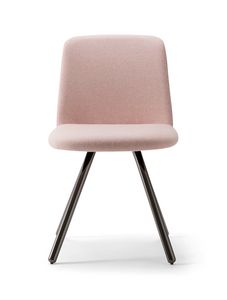 CLO CHAIR 025 SL, Upholstered chair with metal legs