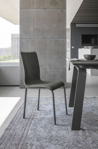 GLAMOUR NEW SE199, Chair with metal legs