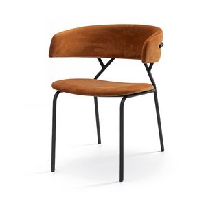 Mito, Metal chair with a refined design