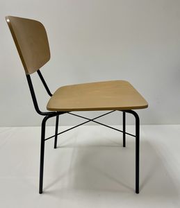 Fraser, Chair in metal and beech veneer