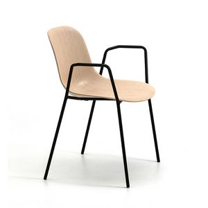 Mni Wood 4L-AR, Chair with armrests