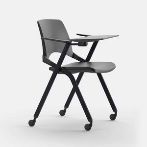 Opl with armrests, Stackable chair with armrests