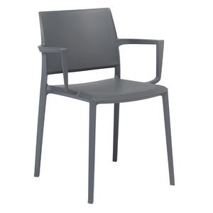 Reflex CB, Technopolymer chair with armrests