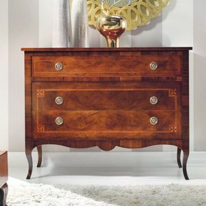 Anthea ANTIQUA588, Classic style dresser, with 3 drawers